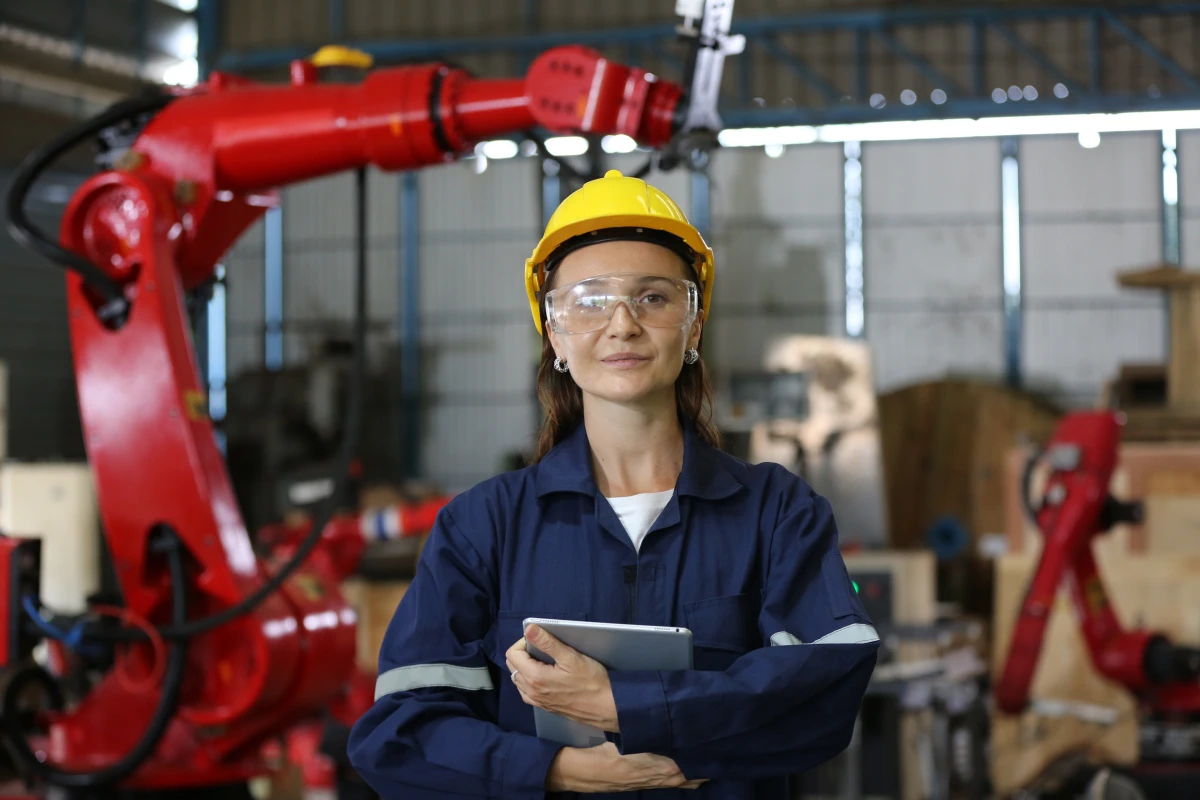 Prozesssteuerungsingenieur in einer Fabrik