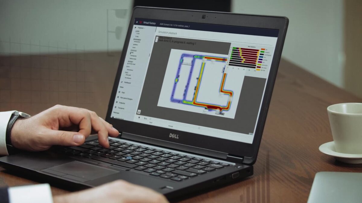 Symulacja procesów logistycznych przy użyciu Virtual Factory